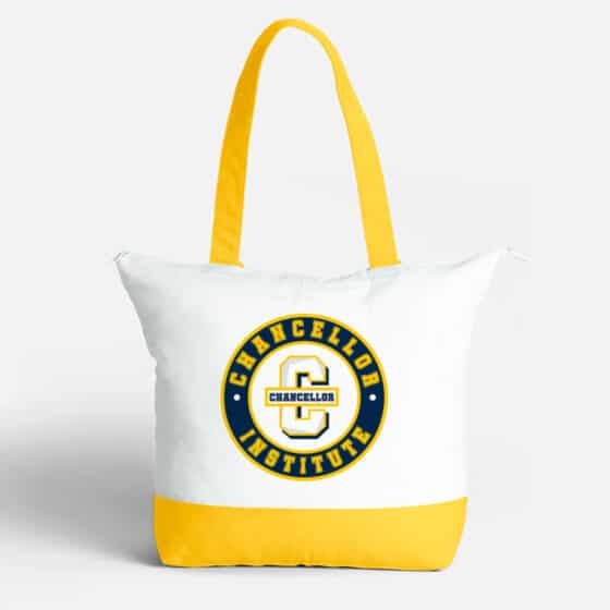 Large Zip Cotton Tote Bag